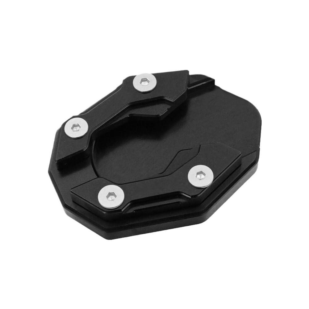 Seitenständer Platte Pad Motorrad Zubehör Stand Platte Unterstützung Seite Ständer Verlängerung Für Y&AMAHA Für N MAX Für XMAX 250 125 300 Für NMAX Für V2(Black) von MALIYAE