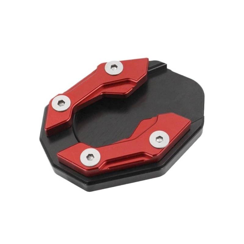 Seitenständer Platte Pad Motorrad Zubehör Stand Platte Unterstützung Seite Ständer Verlängerung Für Y&AMAHA Für N MAX Für XMAX 250 125 300 Für NMAX Für V2(Red) von MALIYAE