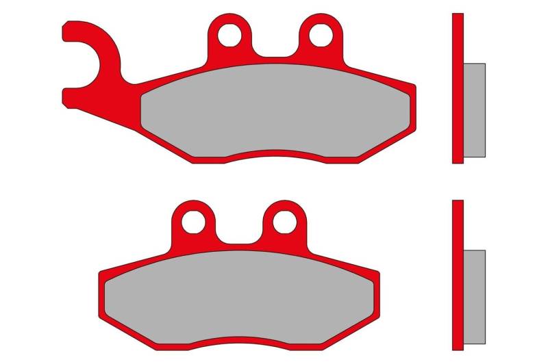 Bremsbeläge MALOSSI MHR - KEEWAY 125/150/250 K2 Baujahr 07 (Vorne/Hinten) von MALOSSI