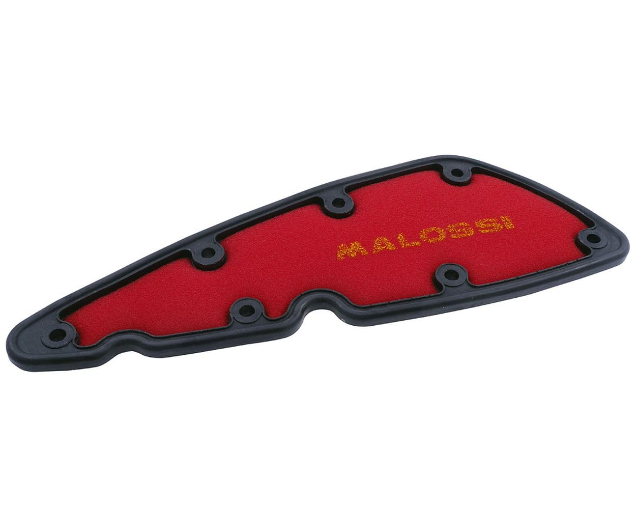 MALOSSI Luftfiltereinsatz Double Red Sponge, für Piaggio 350 Beverly Sport Touring i.e./X10 rot/schwarz, von MALOSSI