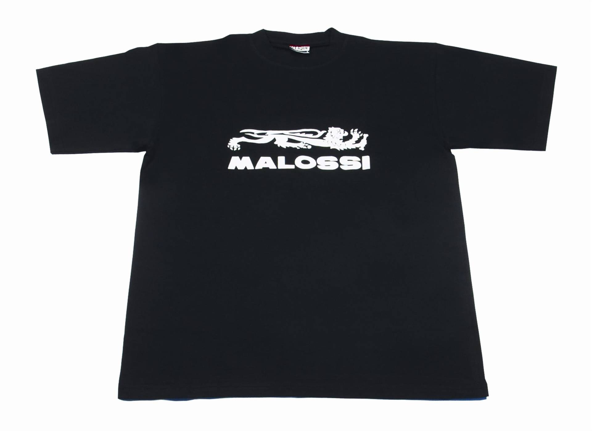 MALOSSI T-Shirt schwarz, Größe: L, Brust-Print, 100% Baumwolle, von MALOSSI