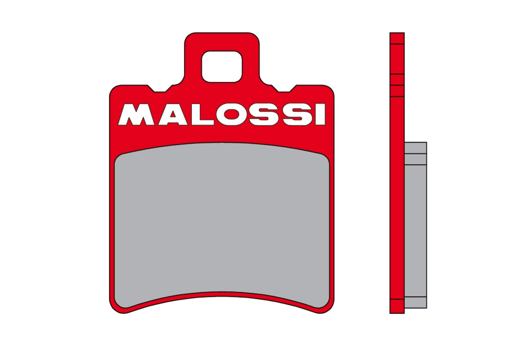 Paar Bremsbeläge BAKE BADS Malossi Benelli K2 2T 50 von MALOSSI