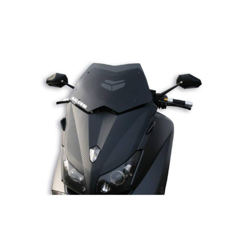 MALOSSI Windschutzscheibe MHR Screen, schwarz 460x280x3mm für Yamaha T-Max 530i Bj. 2012-16 von MALOSSI