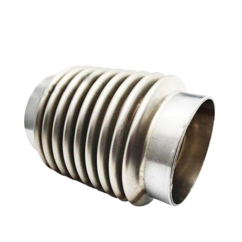 Auto Auspuffrohr 45mm/51mm/57mm/63mm/76mm/89mm Auto Auspuff Flexible Rohr Auspuff Flex Anschluss Rohre Faltenbalg Universal Edelstahl Abgasrohr(Inlet 51mm) von MALTAY