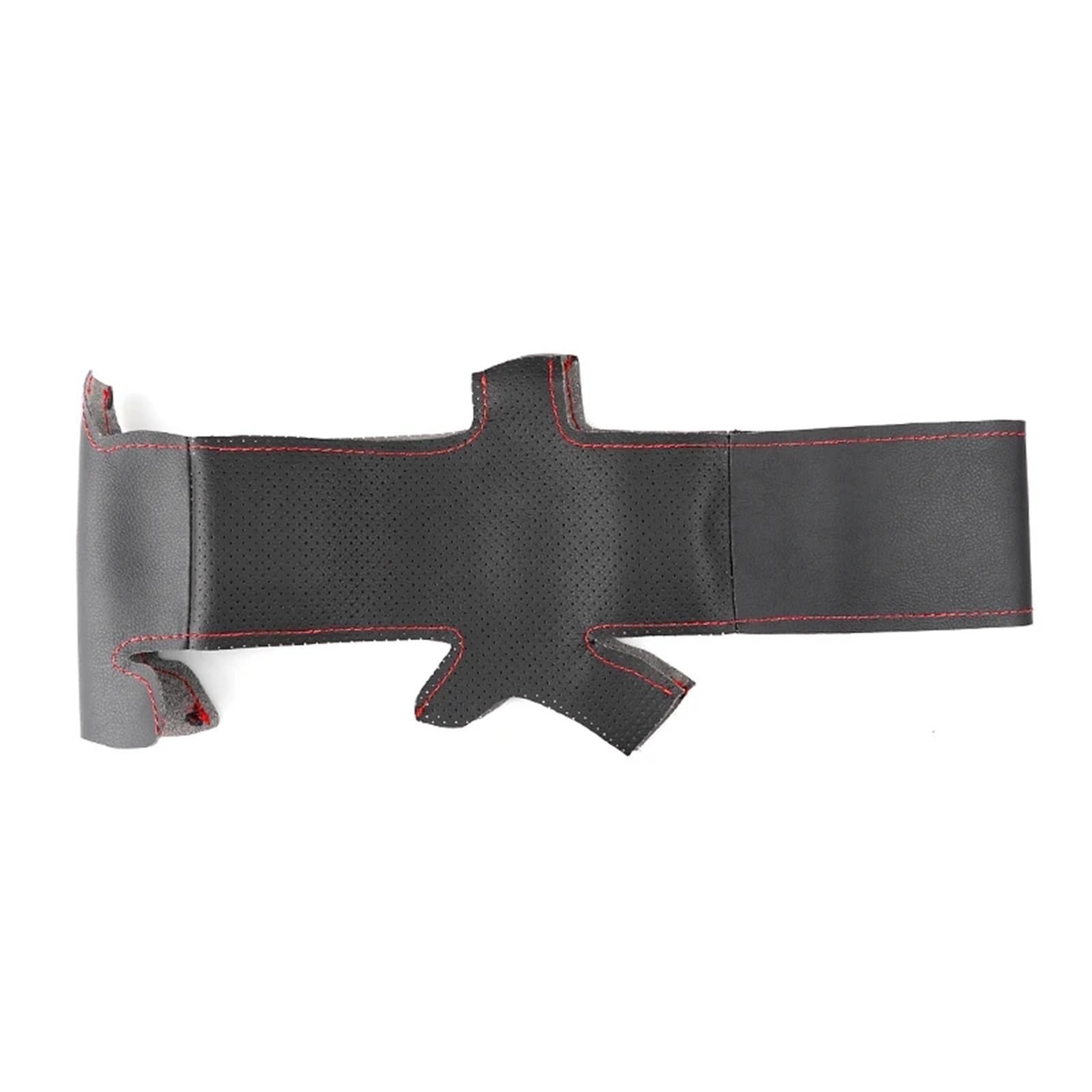 Auto-Lenkradabdeckung Für Toyota Für Proace 2013 2014 2015 2016 Weiche Perforierte Leder Abdeckung Auto Lenkrad Abdeckung Trim Lenkradschutzhülle(Black-red line) von MALTAY