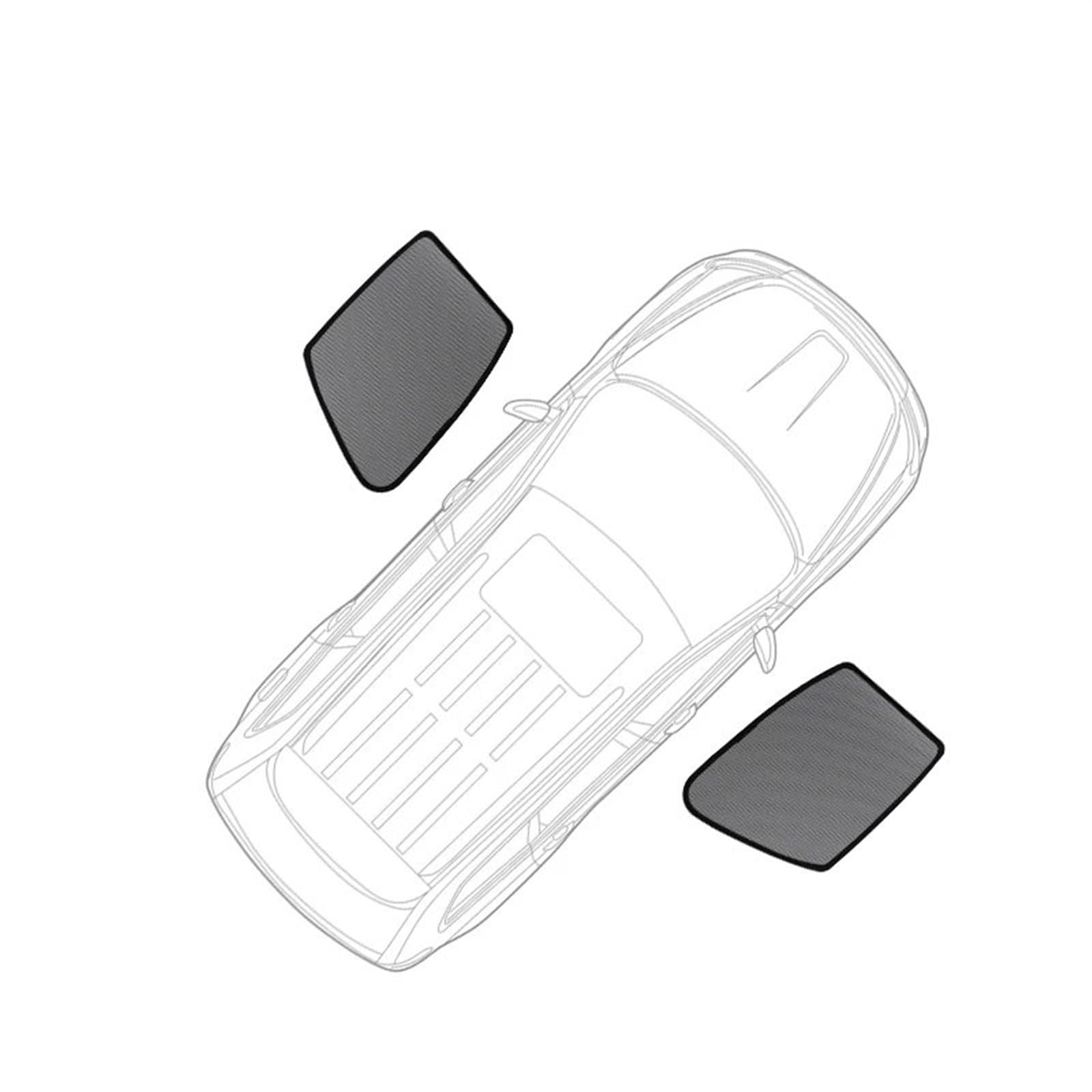 Auto-Sonnenschutz Für Benz Für C-Klasse Für W204 Für Limousine 2007-2014 Auto-Sonnenschutzschild Frontscheibenrahmen Vorhangnetz Sonnenschutz Hintere Seitenscheibe Autofenster-Sonnenschutz(2PCS Front von MALTAY