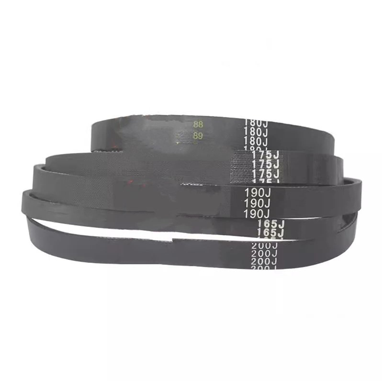 Drive Belt 140J/150J/160J/165J/170J/175J/180J/190J/200J Laufband-Förderband 3 Rippen 4 Rippen Motorrad-Ersatz-Antriebsriemen(140J,3 ribs) von MALTAY