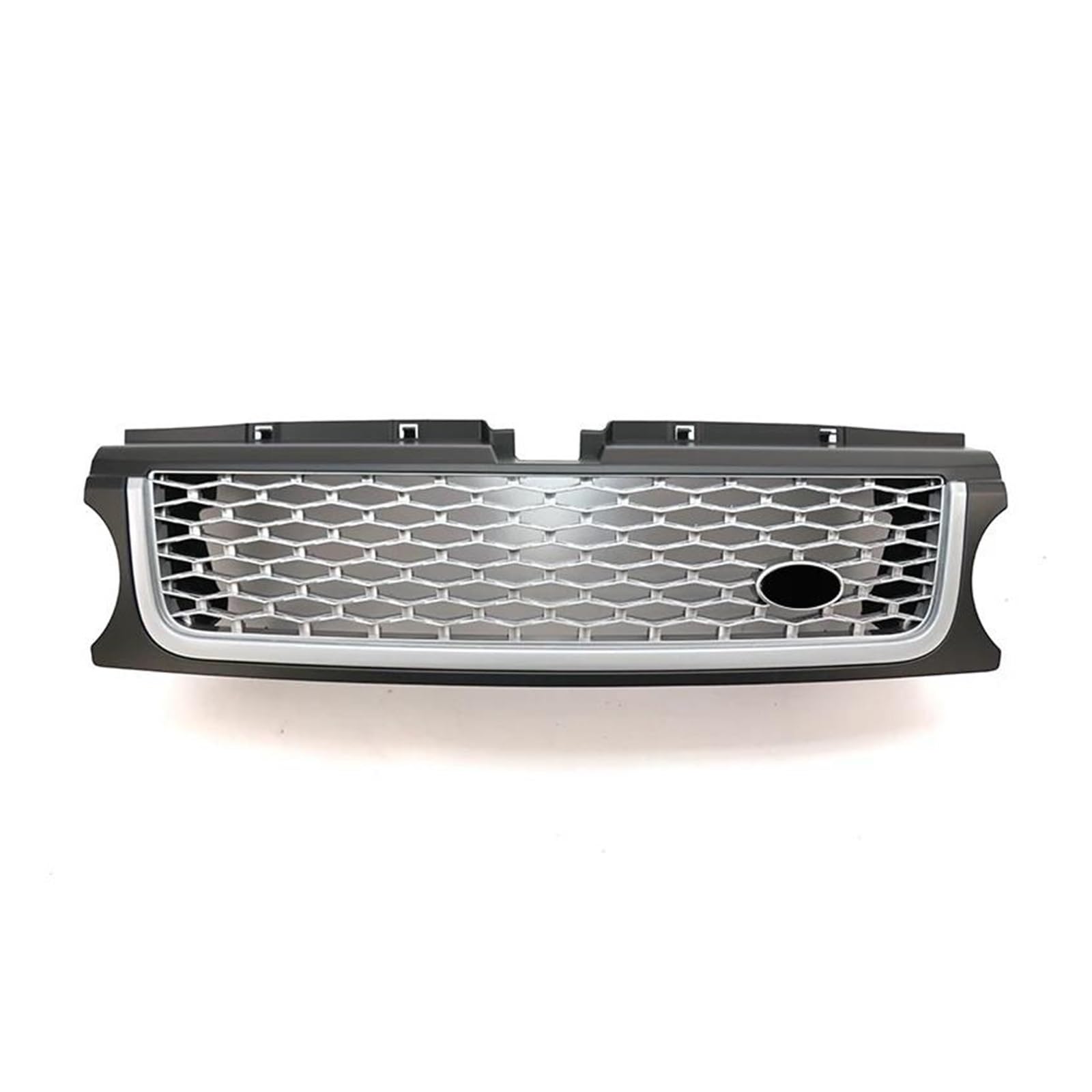 Kühlergrille 1 Stück Frontgrill ABS Auto Styling Mesh Grill Zubehör Für Land Für Rover Für Range Für Rover Für Sport L320 2010 2011 2012 2013 Kühlergrill(Gray Silver) von MALTAY