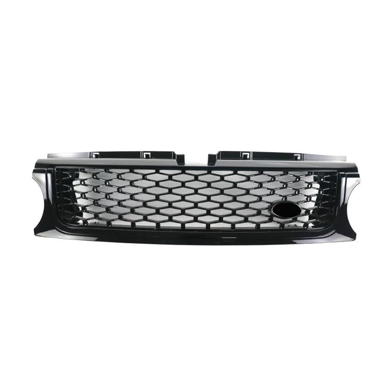 Kühlergrille 1 Stücke Für Land Für Rover Für Range Für Rover Für Sport L320 2010 2011 2012 2013 Frontstoßstangengrill ABS Auto-Styling Mesh-Grill Zubehör Kühlergrill(All Black) von MALTAY