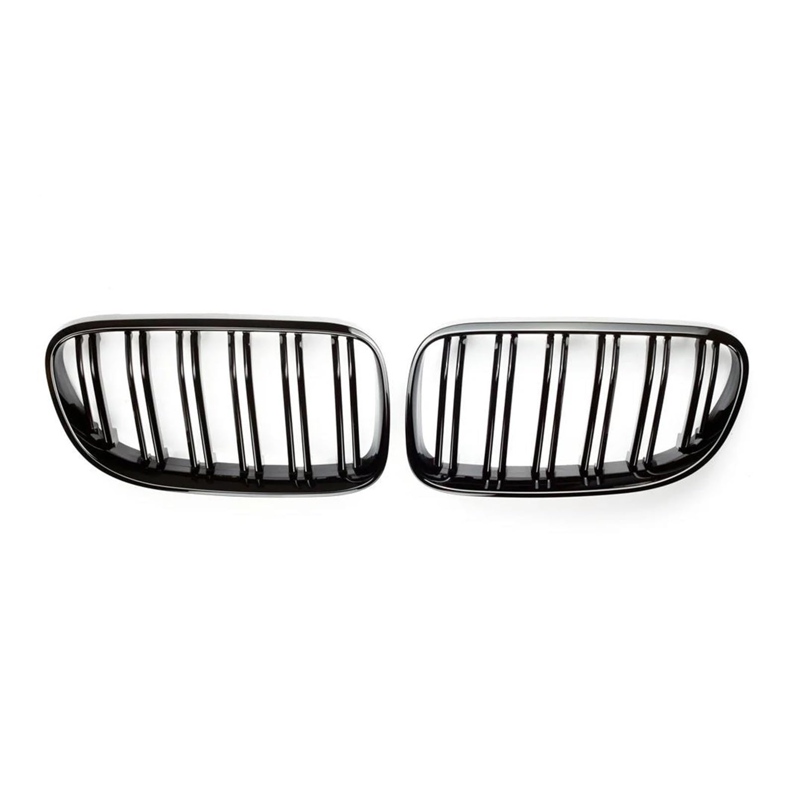 Kühlergrille 2 Stücke Für E92 E93 3er 328I 335I Coupe LCI 2010-2013 Auto Stil Glanz Schwarz Vorne Niere Doppel Lamellen Grill Grille Kühlergrill von MALTAY