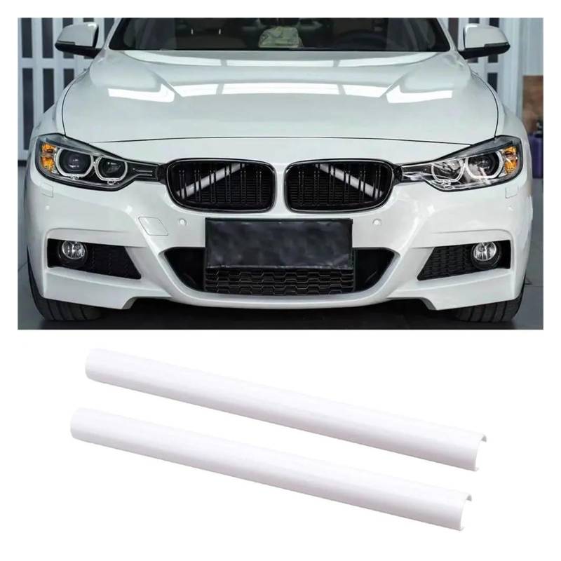 Kühlergrille 2 Stücke Für F10 E60 F30 F32 F25 F26 G20 F20 F22 F06 F02 1 2 3 4 5 6 7 Serie Kühlergrill Zierleisten Abdeckung Rahmen Aufkleber Kühlergrill(Weiß) von MALTAY