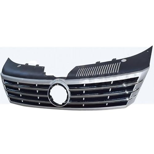 Kühlergrille Auto Center Grille Front Stoßstange Honig Mesh Grill Kühlergrills Für VW Für Passat CC 2013-2017 Schwarz Silber Kühlergrill(Argent) von MALTAY