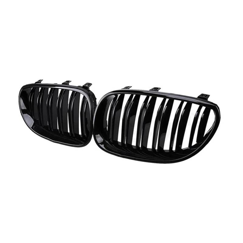 Kühlergrille Auto Front Niere Grill Glanz Schwarz Für 5 Series E60 E61 M5 520I 535I 550I 2003-2010 Limousine Kühlergrill von MALTAY