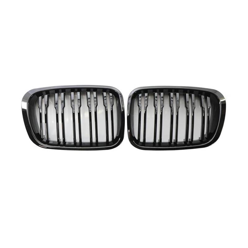 Kühlergrille Auto Front Stoßstange Nieren Grill Grille Für 3 Serie E46 4-Tür 4D 4DR 1998-2001 Styling Glanz Schwarz Racing Grills Kühlergrill von MALTAY