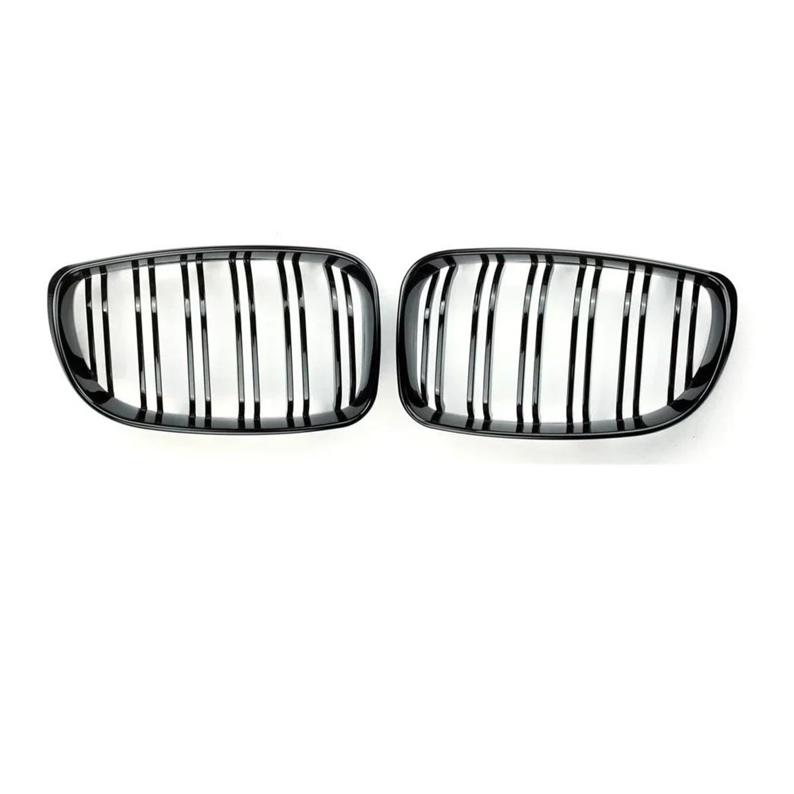 Kühlergrille Auto Glänzend Schwarz Grill Vorne Niere Kühlergrill Für E81 E87 E82 E88 128I 130I 135I Ausgewählte 2004-2011 Dual Lamellen Doppel Linie Grills Kühlergrill(2008-2011) von MALTAY