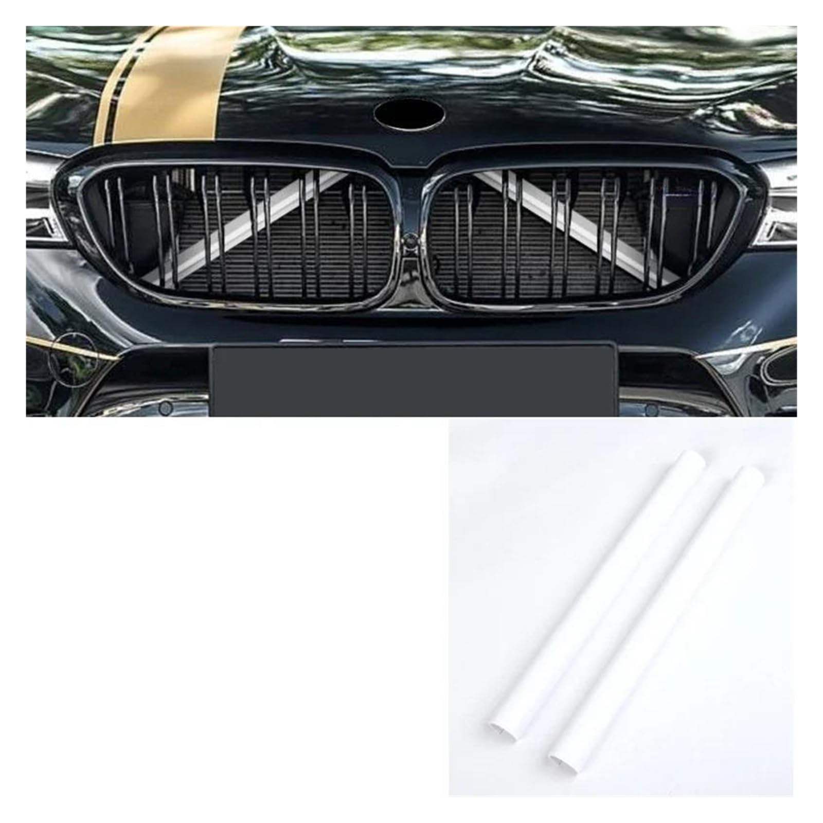 Kühlergrille Auto Sport Styling Dekoration Zubehör Auto Kühlergrill Zierleisten Für F30 F31 F32 F33 F34 F36 F20 F21 F22 F23 G29 Kühlergrill(Weiß) von MALTAY