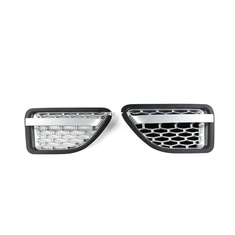 Kühlergrille Auto-Styling Auto-Frontstoßstangengrill Für Land Für Rover Für Range Für Rover Für Sport 2005-2009 L320 ABS-Grillnetz Für Autokühler Kühlergrill(Gray Sliver Vents) von MALTAY