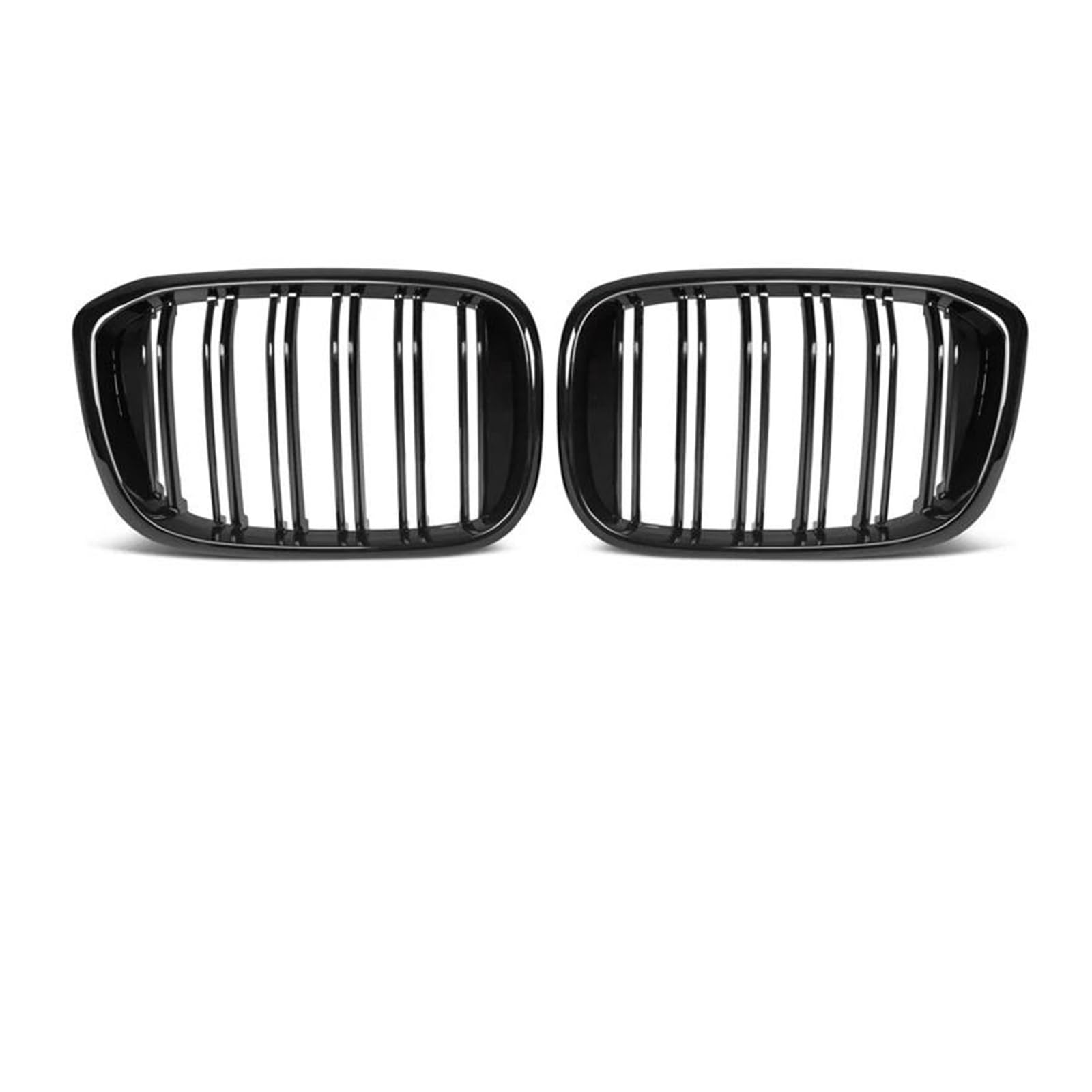 Kühlergrille Auto-Styling Frontnierengrill Für X3 G01 G08 X4 G02 2018-2021 Pre-lci ABS Glanz Schwarz Farbe Racing Grills Ersatz Kühlergrill(B Slat Gloss Black) von MALTAY