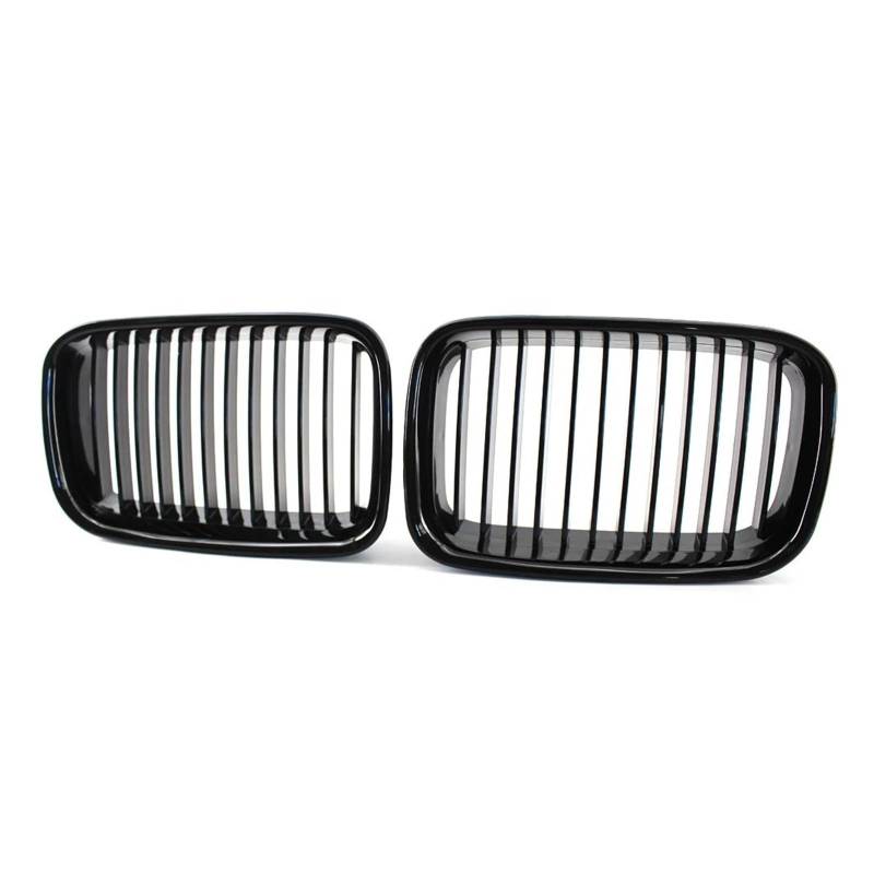 Kühlergrille Front Ersatz Haube Niere Grill Für E36 1994 1995 1996 318i 323i 325i 320i 328i M3 Schwarz Grille ABS Kühlergrill(Gloss Black) von MALTAY