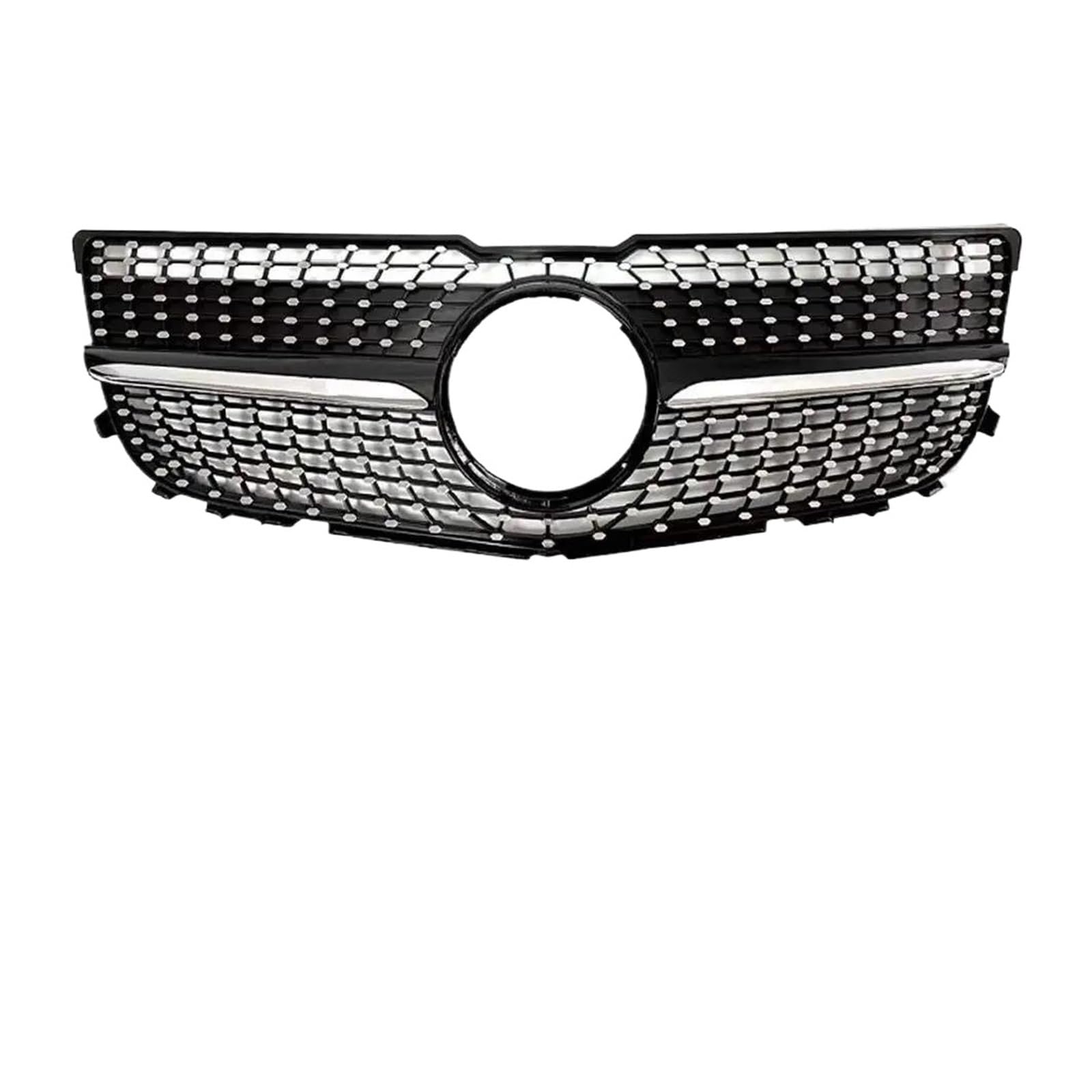 Kühlergrille Front Hood Inlet Grille Racing Stoßstange Grill Mitte Mesh Facelift Für Benz Für GLK X204 2008-2012 2013-2015 Kühlergrill(13-15 D Black) von MALTAY