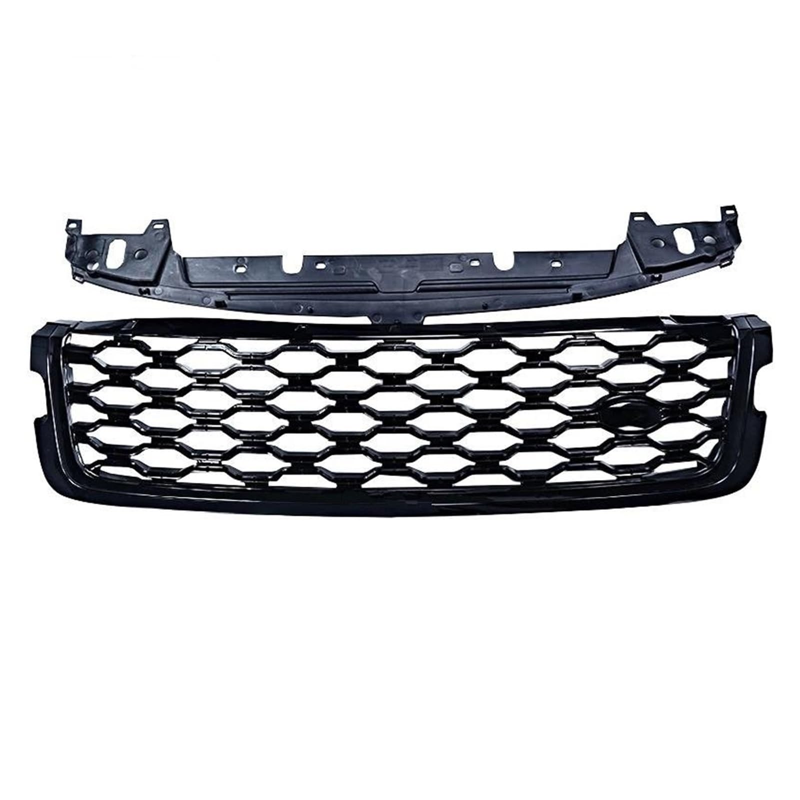 Kühlergrille Front Racing Grills Stoßstangengrill Für Land Für Rover Für Range Für Rover Für Velar 2017-2024 LR143275 LR092628 LR139319 Autozubehör Kühlergrill(A Black) von MALTAY