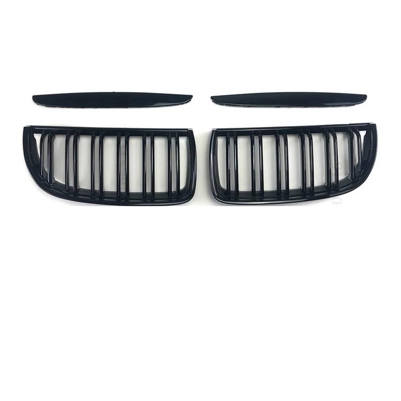 Kühlergrille Fronteinlass Niere Kühlergrill Racing Grill Sport Tuning Zubehör Body Kit Für E90 E91 3 Serie 2005-2012 325i 320i 330i 335i Kühlergrill(05-08 Glossy Black) von MALTAY