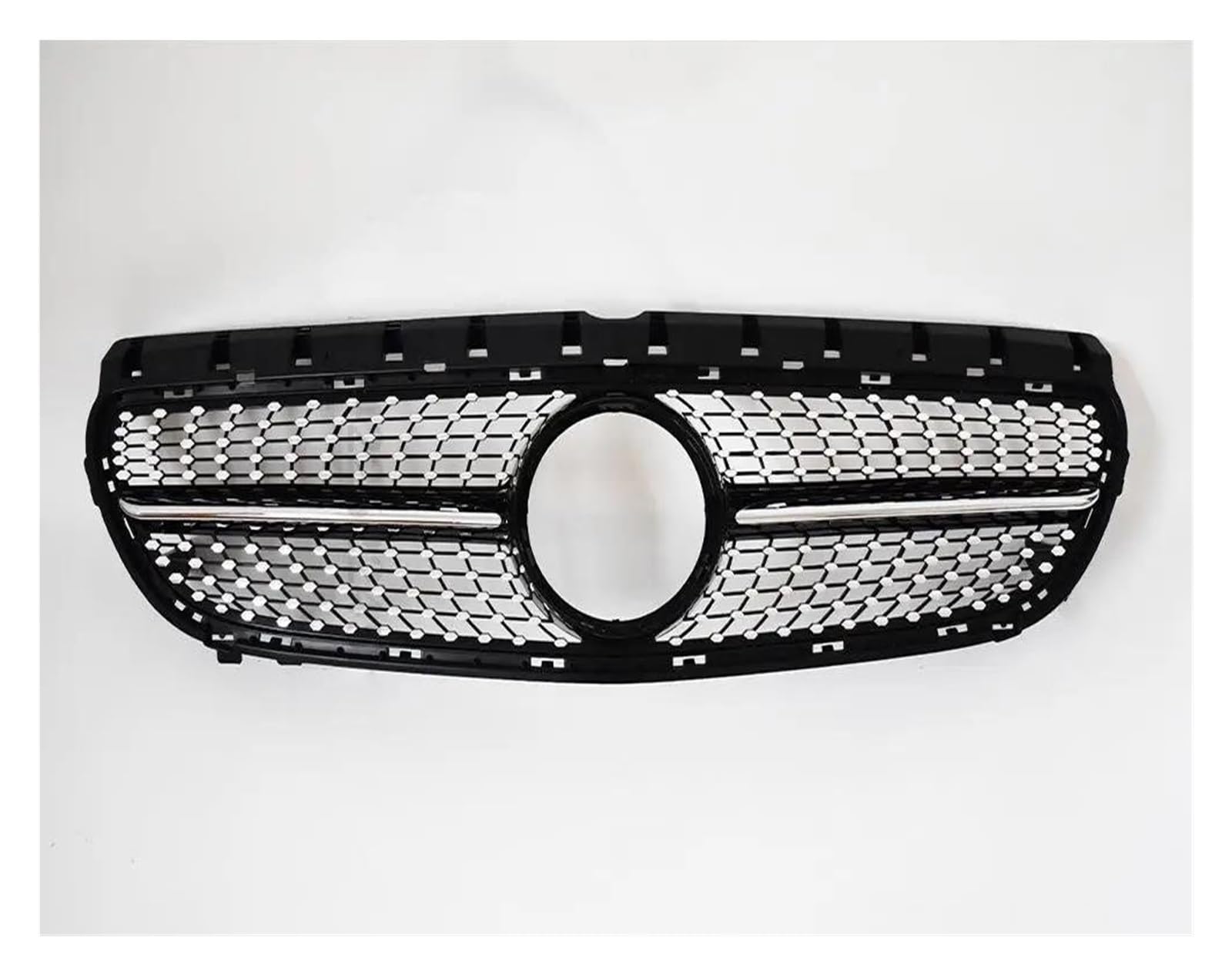 Kühlergrille Fronteinlassgitter Für W246 Für Benz B-Klasse, Außenteil, Rennhaubengrill, Netz, Umrüstung, Tuningteil, Mittelverkleidung 2012–2019 Kühlergrill(15-19 D Black) von MALTAY