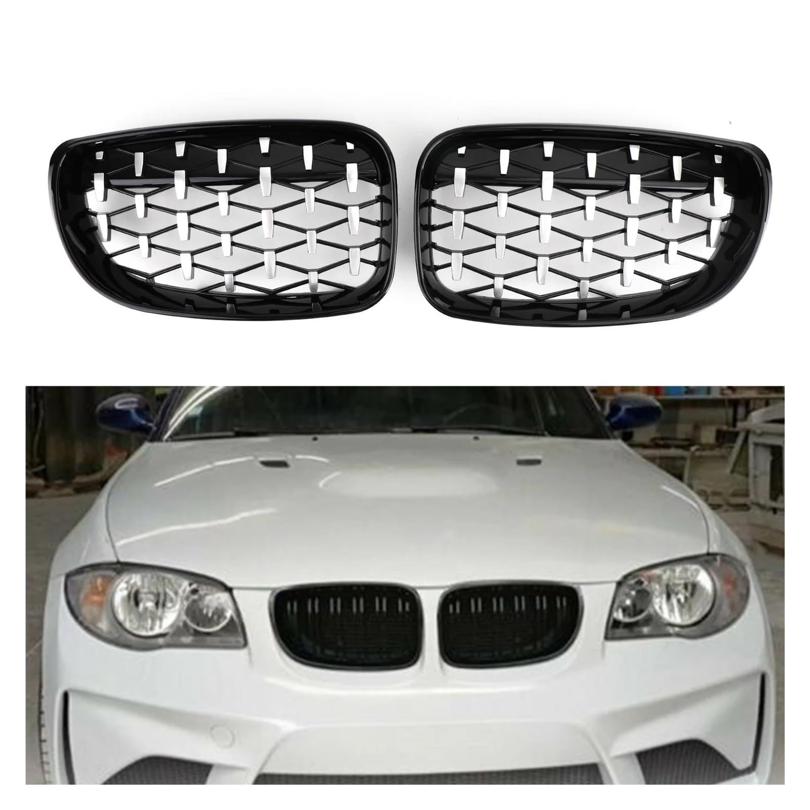 Kühlergrille Für 1 Series E81 E87 E82 E88 128i 135i 2008 2009 2010 2011 2012 51137166439 51137322209 Autoteile Kühlergrill Kühlergrill von MALTAY