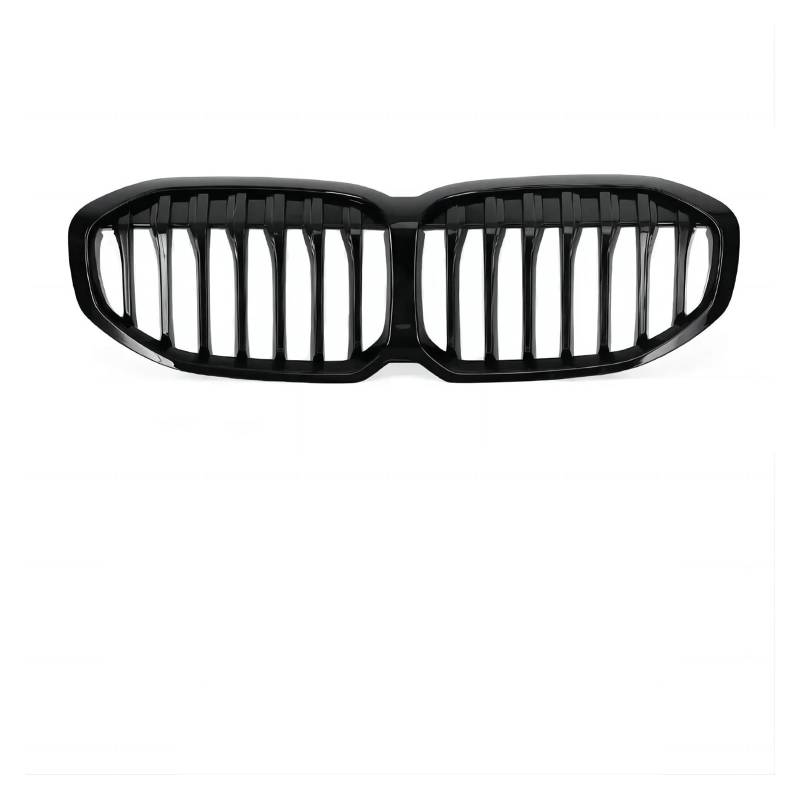 Kühlergrille Für 1er F40 Tuning 118i 120i 128ti 130i M135i XDrive Auto Front Nierengrill Grill Schwarz Hochglanz 2019 2020 2021 2022 Kühlergrill(GBlack Single Slat) von MALTAY