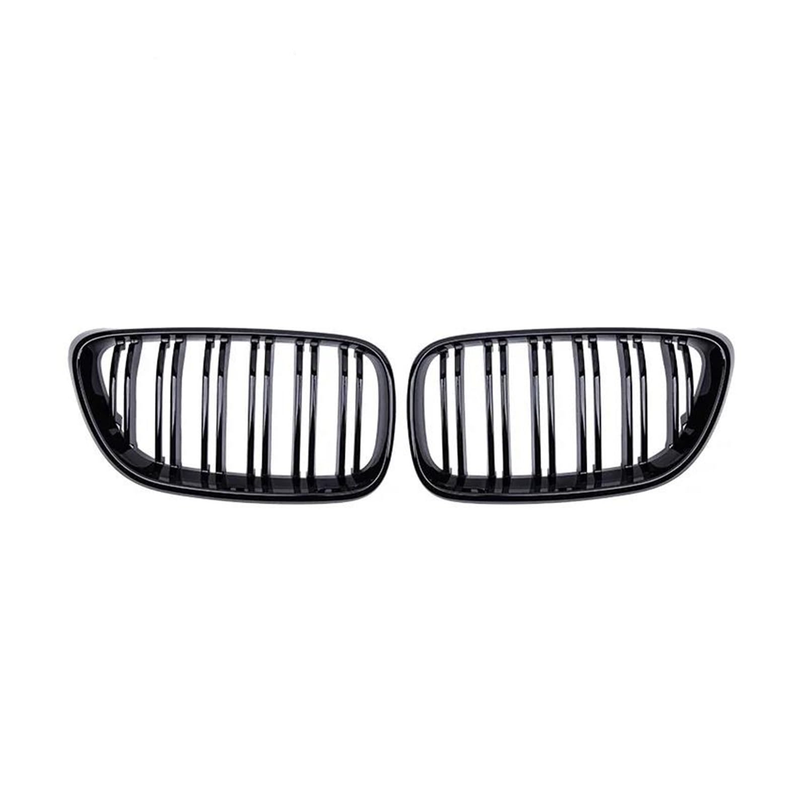 Kühlergrille Für 2er F22 F23 F87 M2 2014-2019 Auto-Nierengrill Renngrill Schwarz Glänzend Dual Line Grills Carbon Fiber Zubehör Kühlergrill(Gloss Black) von MALTAY