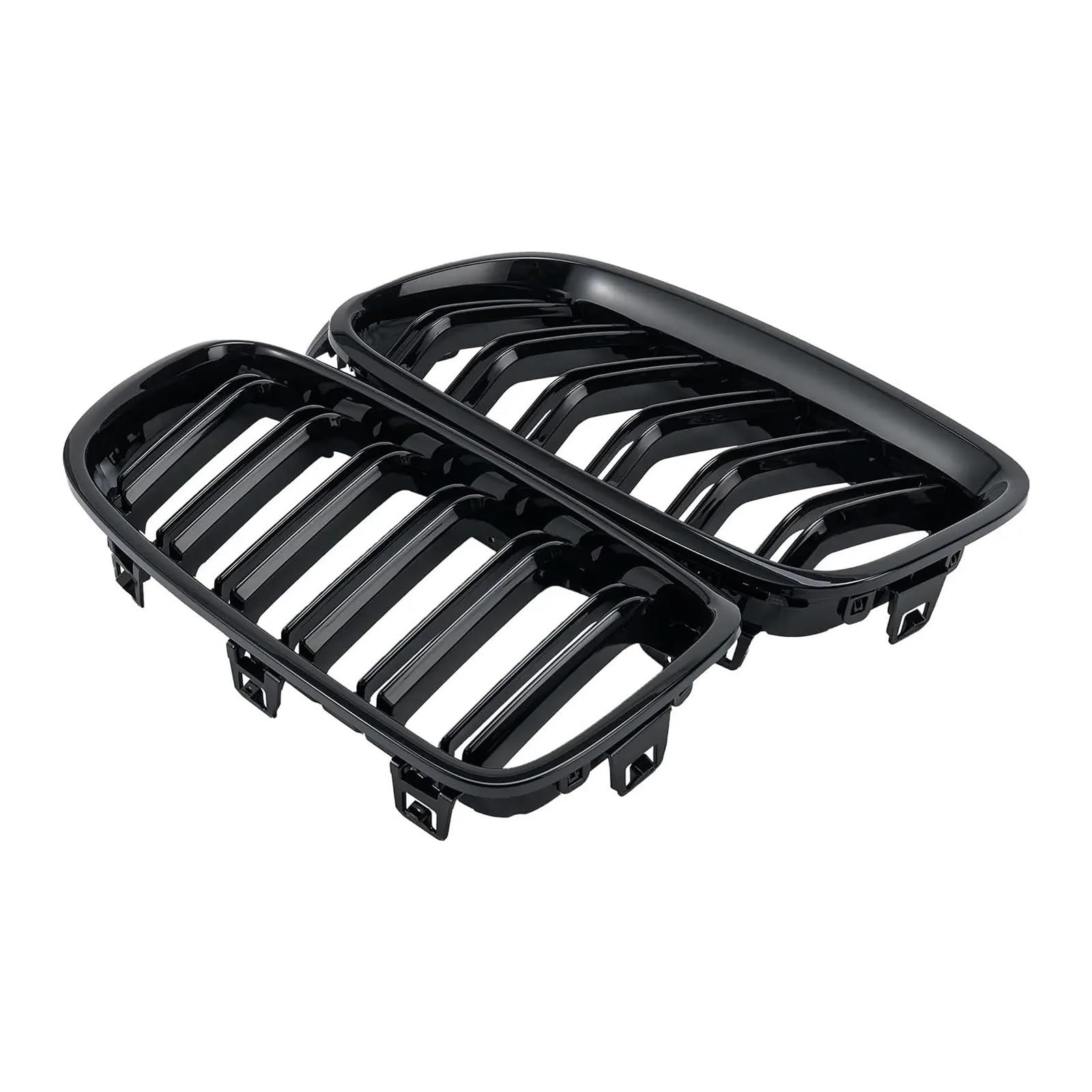 Kühlergrille Für 3er F30 F31 F35 2011-2019 Auto Frontstoßstangengitter Doppellinie Schwarz Glänzend 320i 325i 328 Piano Black Nierengitter Kühlergrill von MALTAY