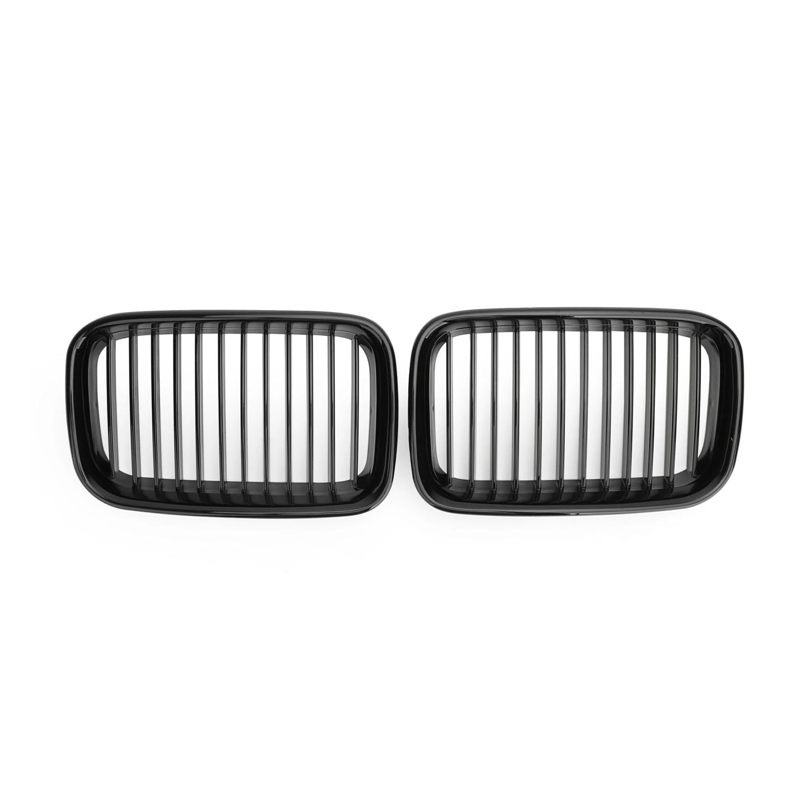 Kühlergrille Für 3er-Reihe Für Pre-LCI Für LCI E36 Glänzend Schwarzer Nierengrill E30 Auto-Frontgrill Silberner Kühlergrill Kühlergrill(92-96 B Style) von MALTAY