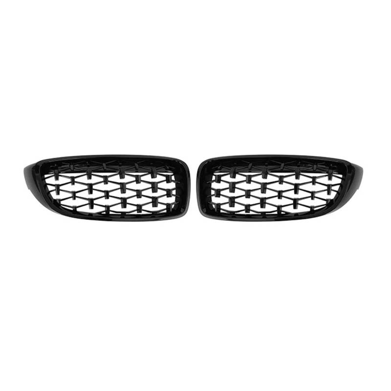 Kühlergrille Für 4er F32 F33 F36 M3 F80 M4 F82 F83 2014-2017 Frontstoßstangengitter, Schwarz Glänzend, Nieren-Raute-Kühlergrill Kühlergrill(Schwarz) von MALTAY