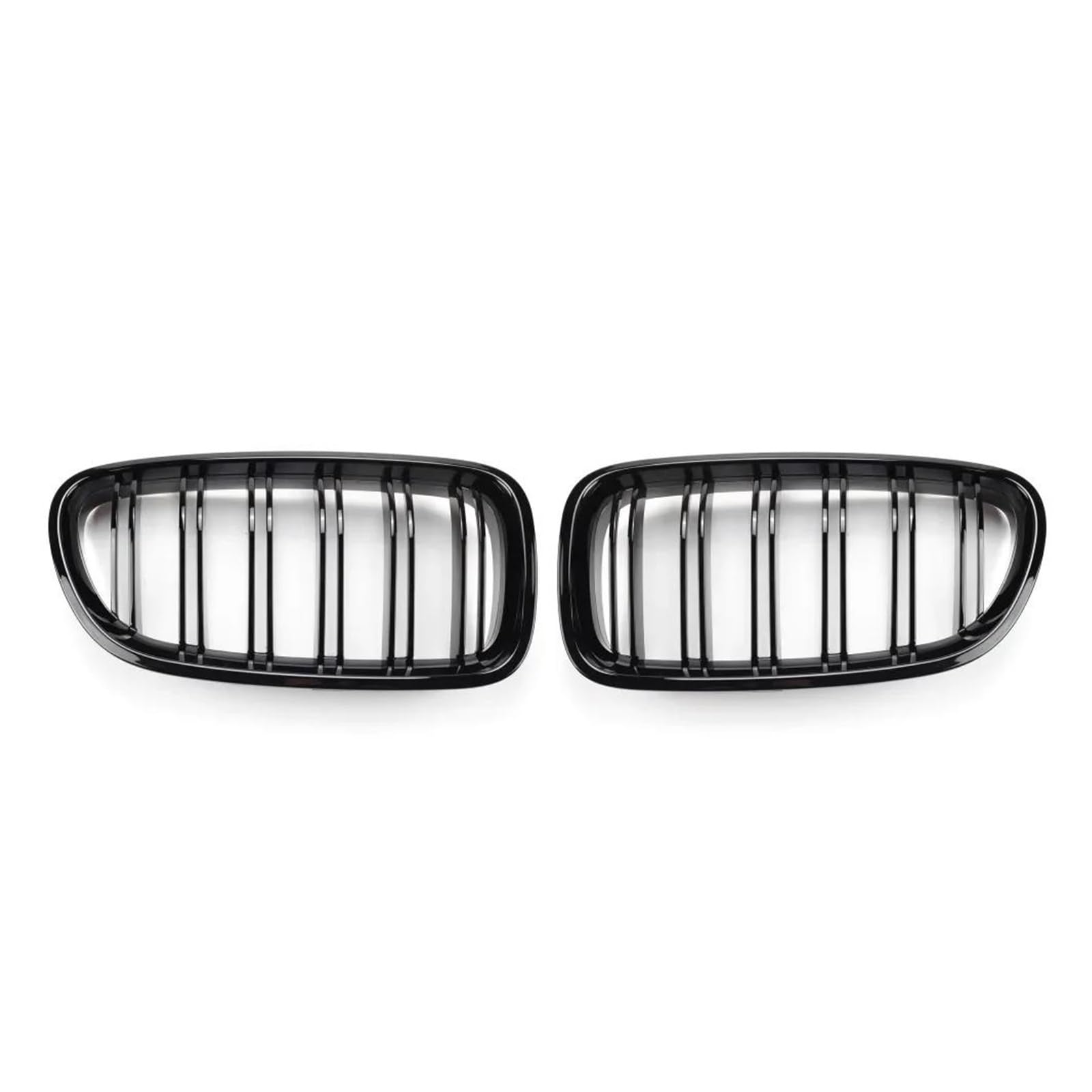 Kühlergrille Für 5 Series F10 F11 F18 520d 530d 540i 2010-2017 Ersatzteil Auto Glanz Schwarz Nierengrill Doppellamellen Racing Grill Kühlergrill von MALTAY