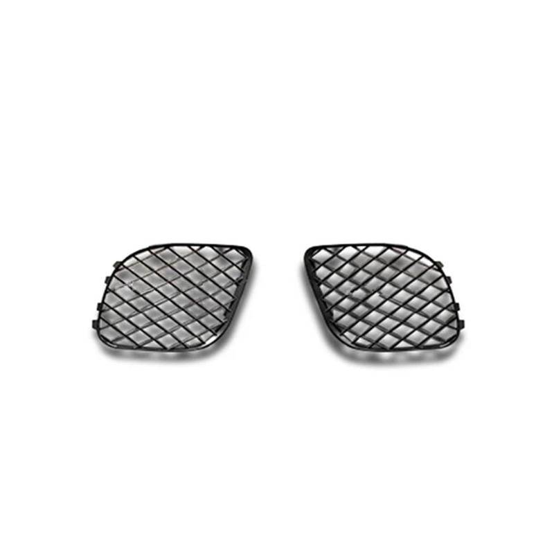 Kühlergrille Für Bentley Für Flying Für Spur 2010-2013 3W5807667 Auto Vorderen Stoßfänger Schutz Grille Grille Grid Mash Auto Teil Kühlergrill(Matte Black 2 pcs) von MALTAY