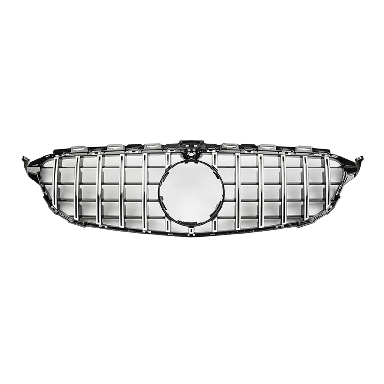 Kühlergrille Für Benz C W205 C205 S205 2015-2018 C180 C200 C250 C260 C300 Mesh Frontgrill Racing Grill Diamant Stil Kühlergrill(Style 6) von MALTAY