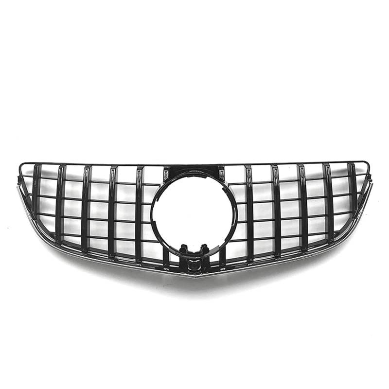 Kühlergrille Für Benz E Coupe W207 C207 A207 2014-2017 2 Türer E250 E350 E400 E500 GT Style Obere Stoßstange Haube Mesh Grill Frontgrill Kühlergrill(Schwarz) von MALTAY