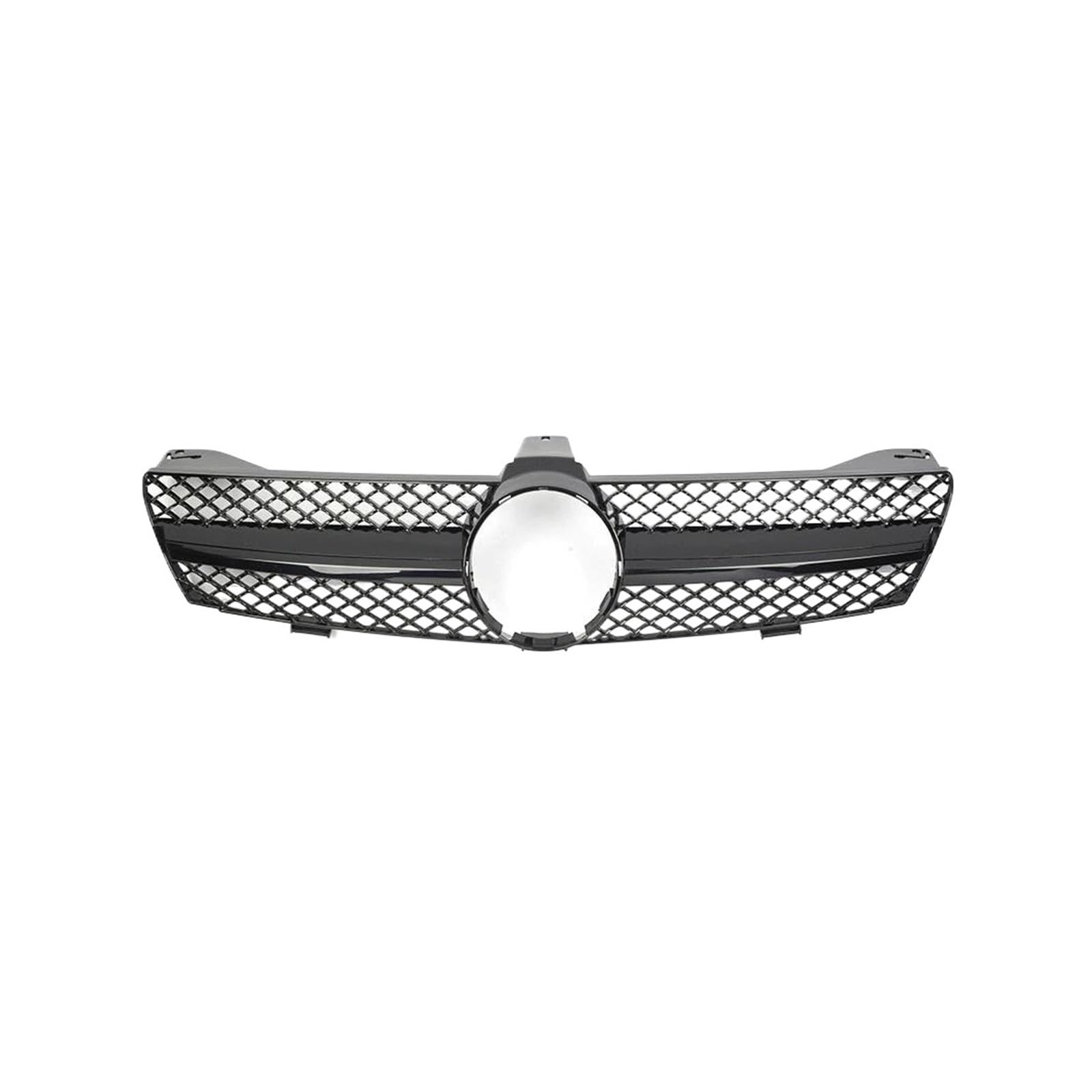 Kühlergrille Für Benz Für CLS-Klasse W219 2005-2008 CLS350 CLS550 CLS63 Für AMG Diamond Style Stoßstangengrill Glänzend Schwarz Für GTR Style Grille Kühlergrill(A-Glossy Black) von MALTAY