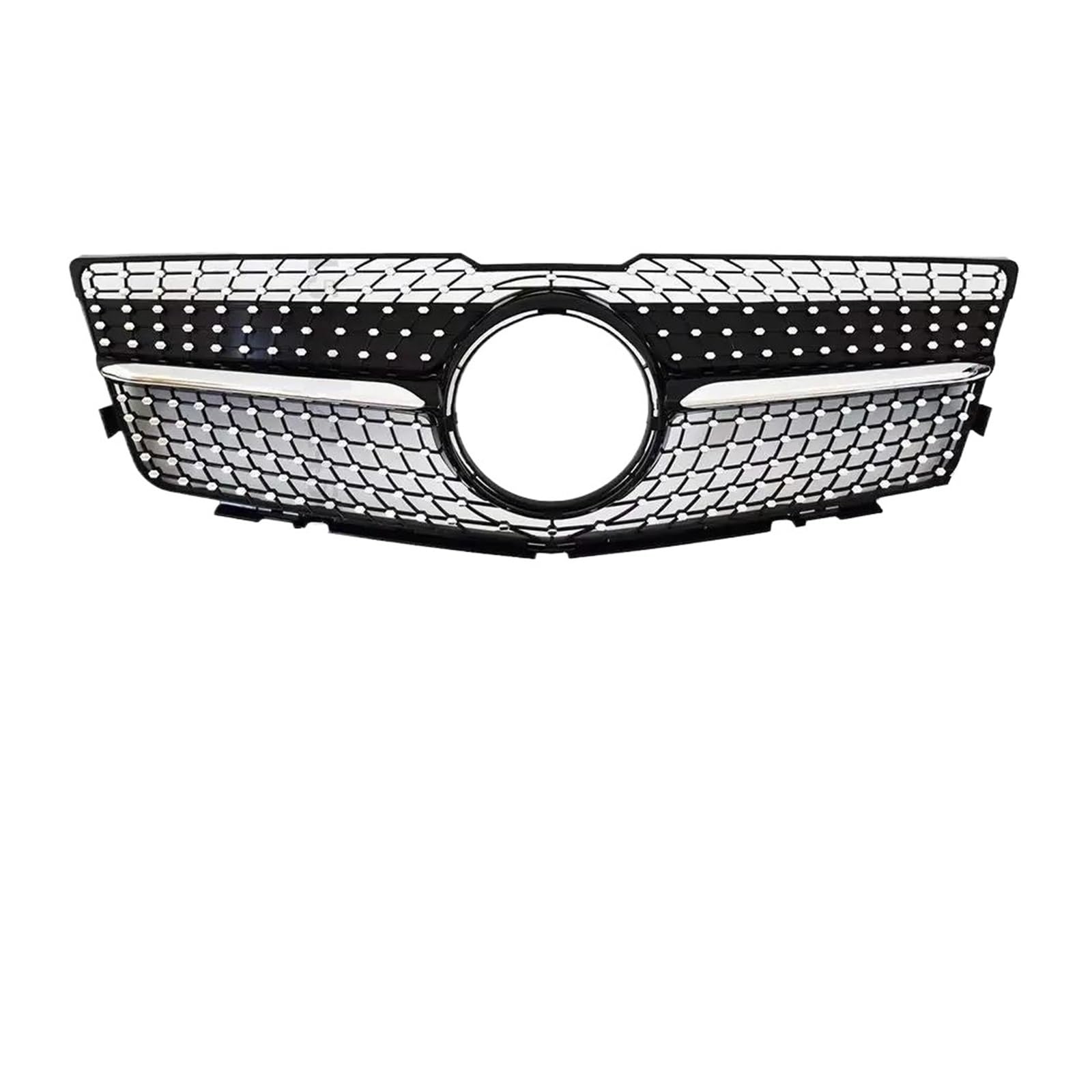 Kühlergrille Für Benz Für GLK X204 2008-2012 2013-2015 Front Hood Einlass Grille Racing Stoßstange Grill Mitte Mesh Facelift Kühlergrill(08-12 D Black) von MALTAY