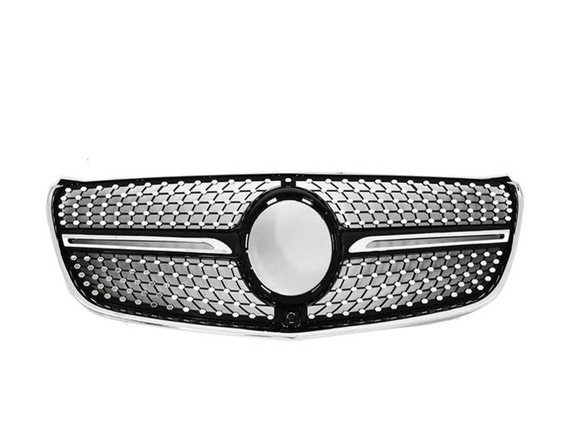 Kühlergrille Für Benz Für V-Klasse W447 2015 2016 2017 2018 2019 Tuning-Upgrade Fronteinlass-Stoßstangengrill Racing Grill GT Diamond Facelift. Kühlergrill(Diamond Black) von MALTAY