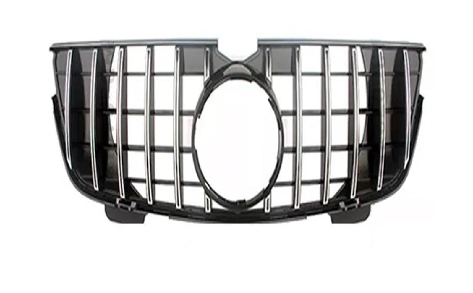 Kühlergrille Für Benz GL X164 2005-2012 GL320 GL350 GL450 GL550 GL500 Tuning GT Diamant Front Kühlergrill Stoßstange Grill Gitter Mesh Kühlergrill(05-09 G Silvery) von MALTAY