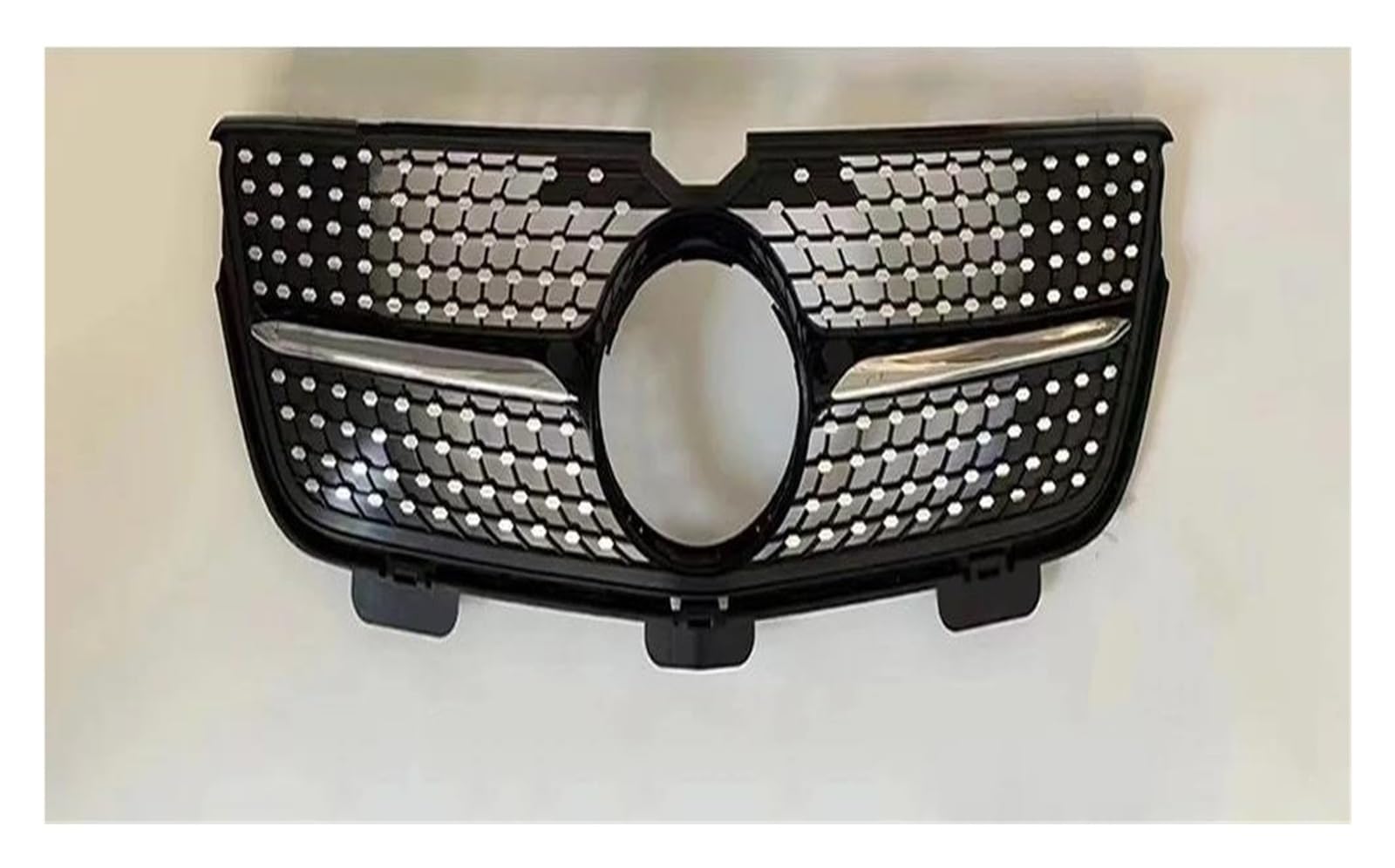 Kühlergrille Für Benz GL X164 2005-2012 GL320 GL350 GL450 GL550 GL500 Tuning GT Diamant Front Kühlergrill Stoßstange Grill Gitter Mesh Kühlergrill(10-12 D Black) von MALTAY