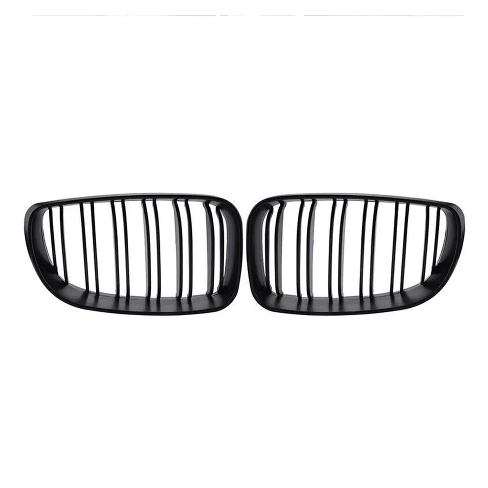 Kühlergrille Für E81 E87 E82 E88 128I 130I 135I 2008-2011 Carbon Fiber Racing Grill Auto Front Gitter Stoßstange Haube Niere Grille ABS Grills Kühlergrill(Glossy Black) von MALTAY