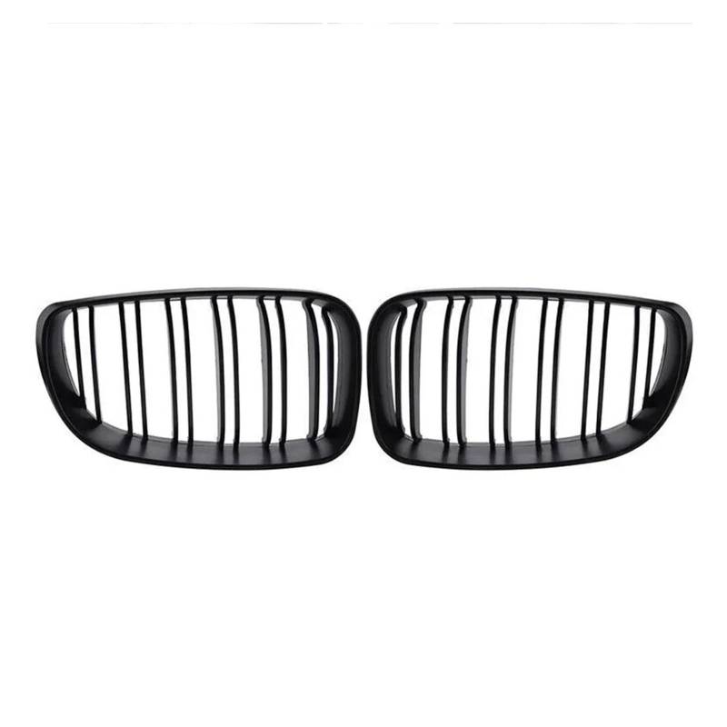 Kühlergrille Für E81 E87 E82 E88 128I 130I 135I 2008-2011 Carbon Fiber Racing Grill Auto Front Gitter Stoßstange Haube Niere Grille ABS Grills Kühlergrill(Glossy Black) von MALTAY