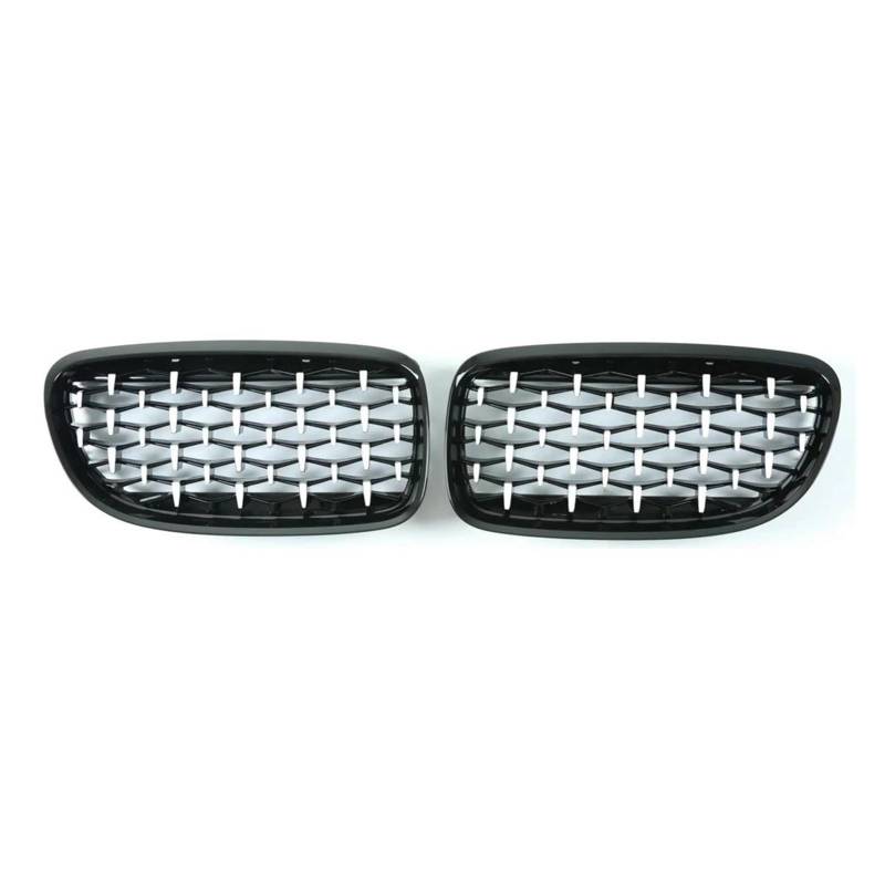 Kühlergrille Für E90 E91 318i 320i 325i 3er-Serie 2005–2012 Front-Nieren-Ersatzgitter EIN Auto-Renngrill Im Diamant-Stil Kühlergrill(S and B 09-12) von MALTAY