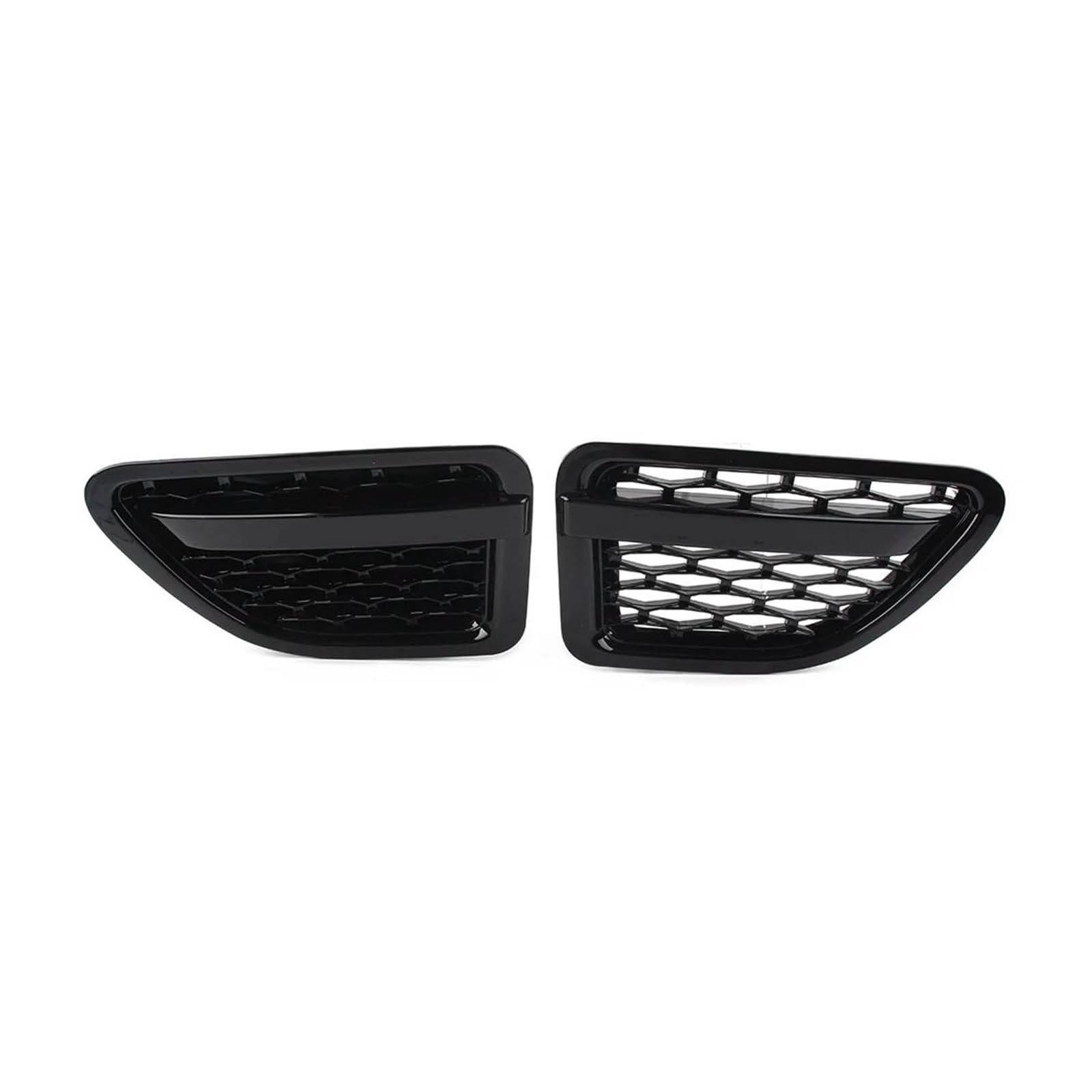 Kühlergrille Für Land Für Rover Für Range Für Rover Für Sport 2005 2006 2007 2008 2009 Front Side Fender Air Vent Grille Autozubehör Kühlergrill(Full Glossy Black) von MALTAY