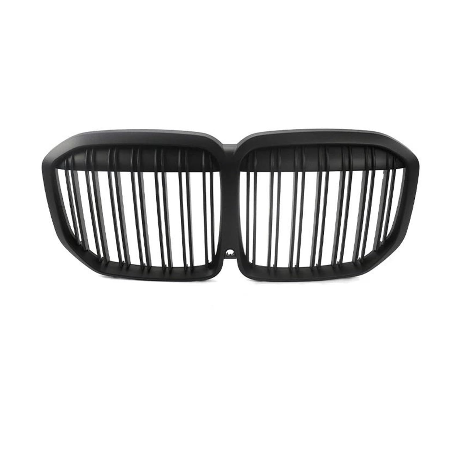 Kühlergrille Für X7 Serie G07 2019-2023 Fronthaubeneinsatz Ersatz Auto Front Nierengrill Einzel-Doppellamellengrill Glänzend Schwarz Kühlergrill(19-21 Matte Black-ll) von MALTAY