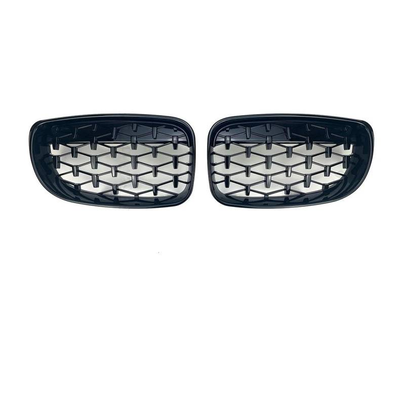 Kühlergrille Kühlergrill Stoßstange Grill Mitte Gitter Einlass Mesh Tuning Für E81 E87 E82 E88 1 Serie 2007-2011 Wie 120i 120d 130i 135i Kühlergrill(D All Black) von MALTAY