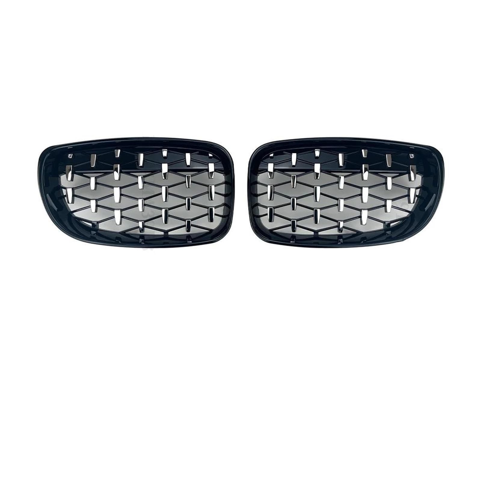 Kühlergrille Kühlergrill Stoßstange Grill Mitte Gitter Einlass Mesh Tuning Für E81 E87 E82 E88 1 Serie 2007-2011 Wie 120i 120d 130i 135i Kühlergrill(D Black-Silvery) von MALTAY