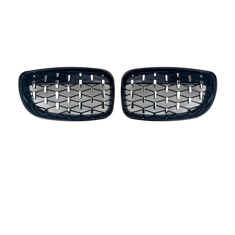 Kühlergrille Kühlergrill Stoßstange Grill Mitte Gitter Einlass Mesh Tuning Für E81 E87 E82 E88 1 Serie 2007-2011 Wie 120i 120d 130i 135i Kühlergrill(D Black-Silvery) von MALTAY